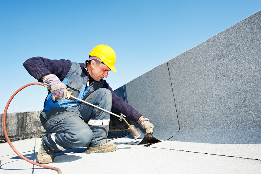 Commercial Roofing Repair Office Building On Charleston
