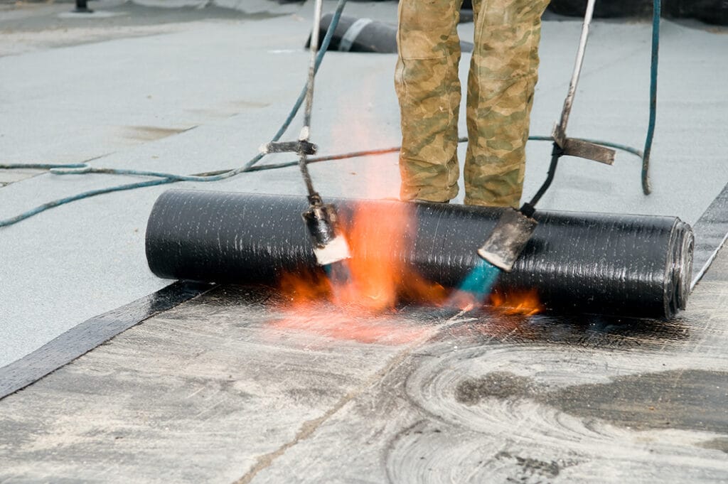 Flat Roofing Installation Las Vegas NV Office Building