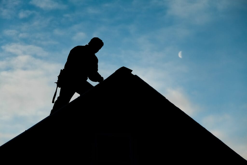 Roof Inspecting At Residence Home